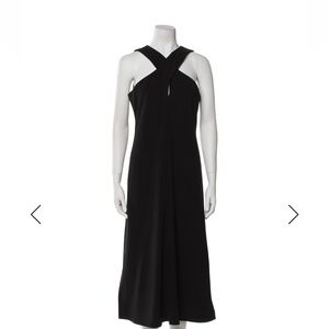 Theory Halterneck Black Dress
